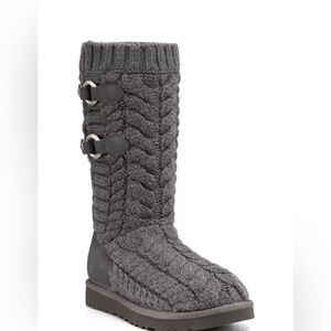 UGG Tularosa RouteCable Knit Boots - Size 7